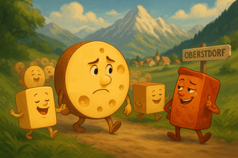 Ein Allgäuer Emmentaler auf großer Bühne